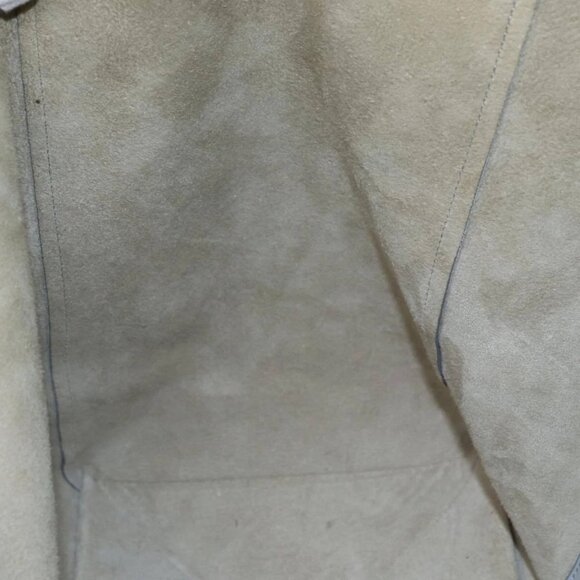 CELINE Horizontal Cabas Tote Bag Leather Light Blue Auth mr333 - Picture 11 of 16